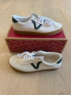 Vans Red and Brown Sport Low Shoe Box